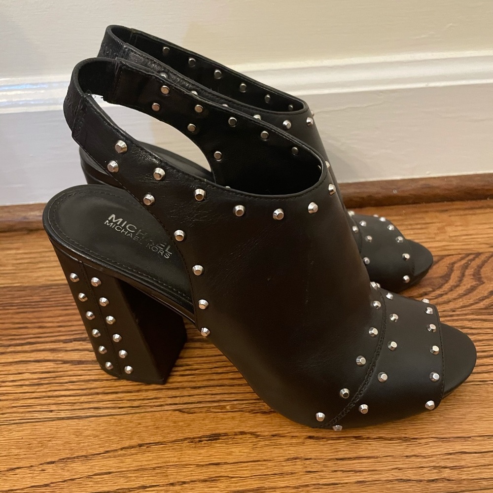 Michael Kors Leather Studded Sandals